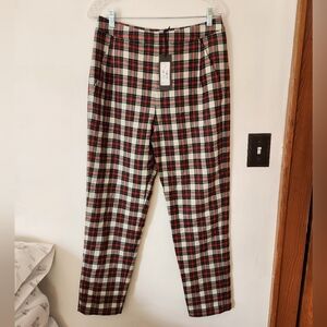 NWT Hunter Bell New York plaid Melina Pant trousers size 10
